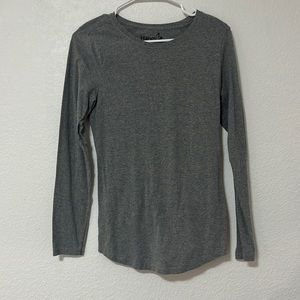 plain grey long sleeve very soft and stretchy